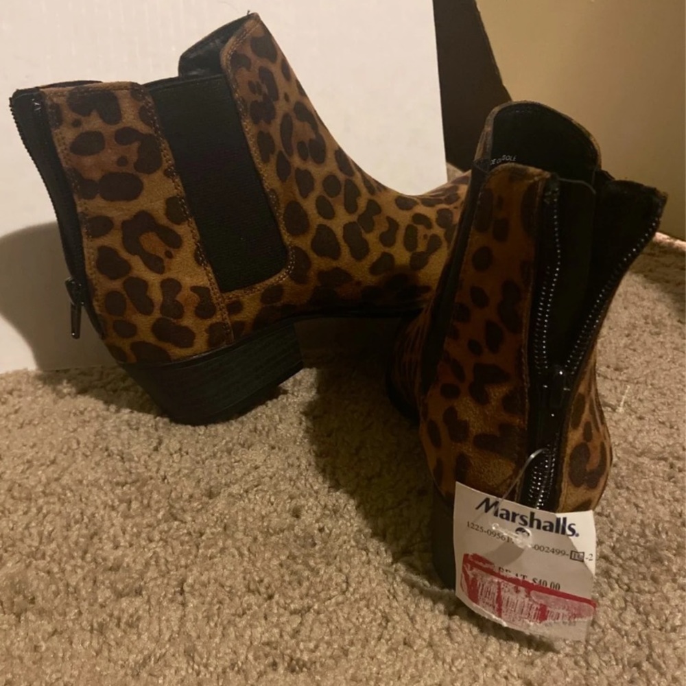 Leopard Print Booties - Picture 5 of 5